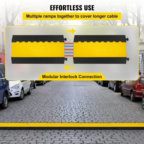  5 Channel Cable Protectors Extreme Rubber Cable Ramps - Image 5