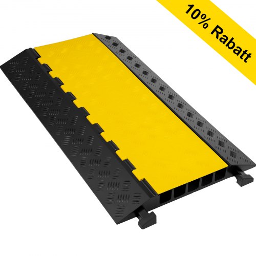  5 Channel Cable Protectors Extreme Rubber Cable Ramps - Image 1