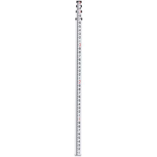 VEVOR Aluminum Grade Rod, 14-Feet/10ths 6 Sections Telescopic Measuring Rod - Image 1